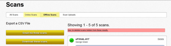 Filter Barcode Scans Online or Offline Filter Barcode Scans Online or Offline
