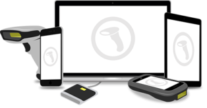 Compatible with mobile devices and barcode scanning accesories