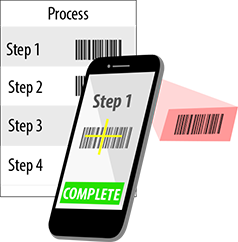 Compare Scans to Invoice Compare list of barcodes for verification