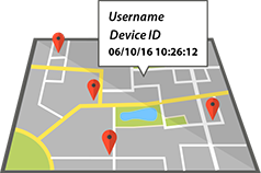 Track Assets Via GPS Capture GPS, timestamps and ID