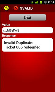 Invalid Coupon Scan check for invalid duplicates