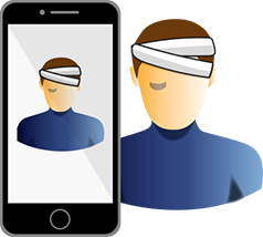 Identify Patients or Injuries Based on Photo Photograph patients conditions