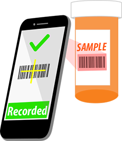 Healthcare Scan Sample Tracking Track samples given out