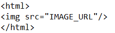 image_html Image Only Example Tag