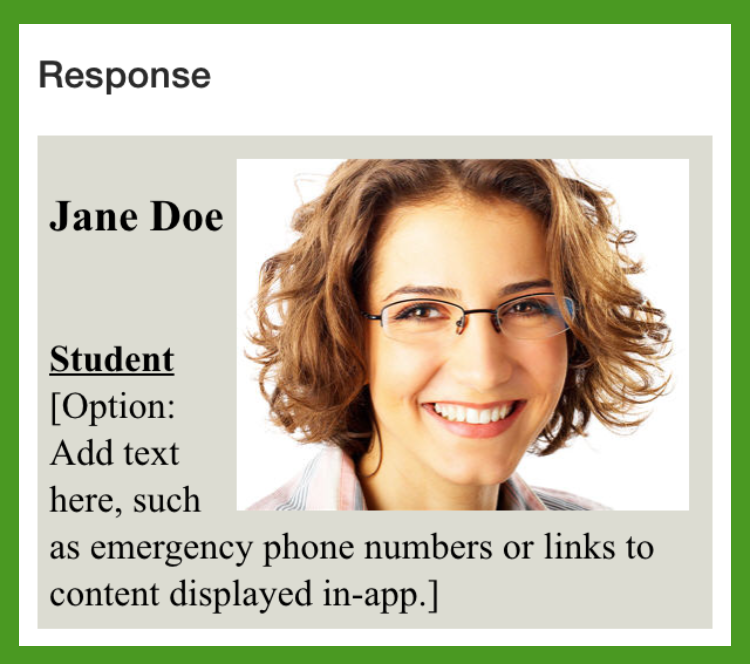 photo verify example Valid scan response example