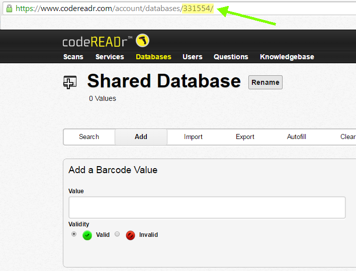 Shared Database