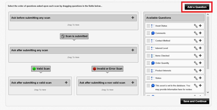 Coding custom questions