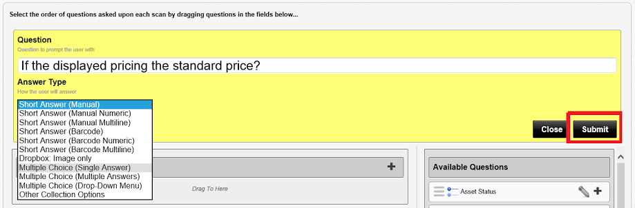 Name the question Name the question