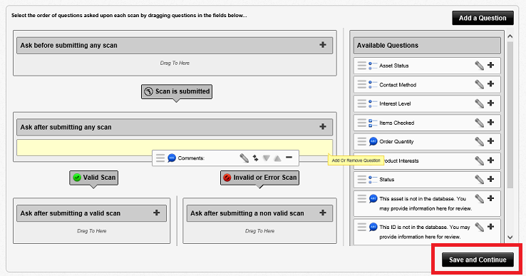 Create multiple questions