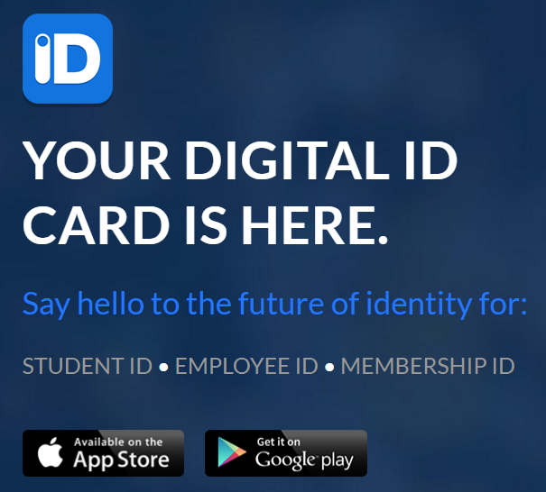 digital id card app for ios and android with scannable barcoded