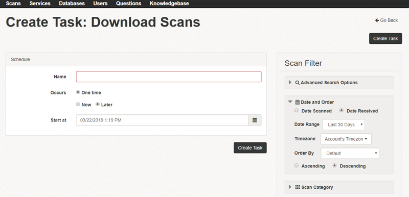Exporting, Downloading, and Posting Scans - CodeREADr