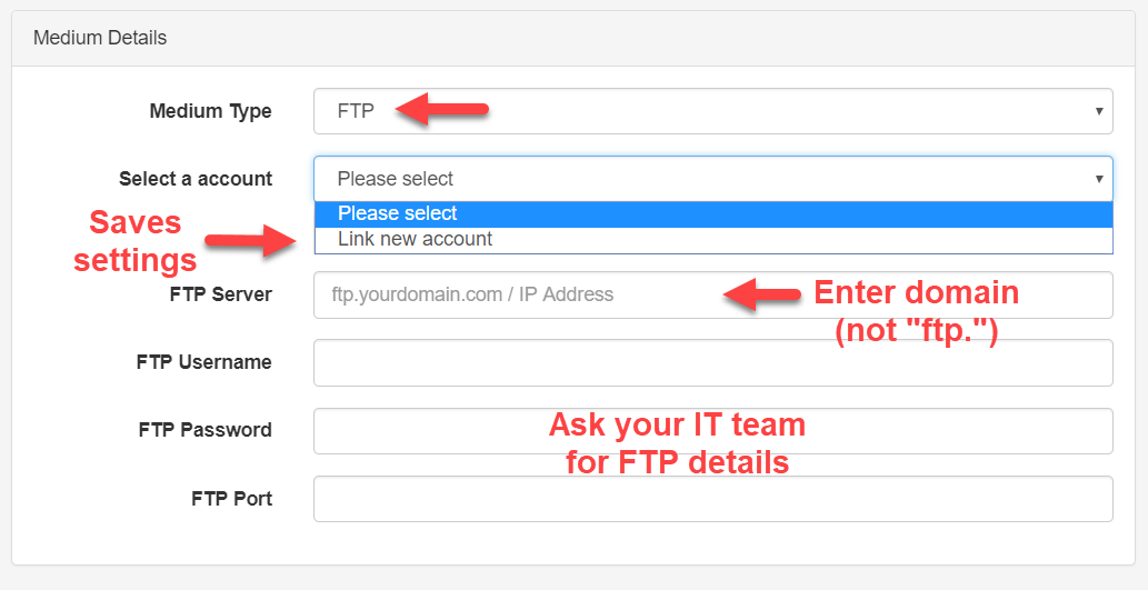 ftp task dropbox