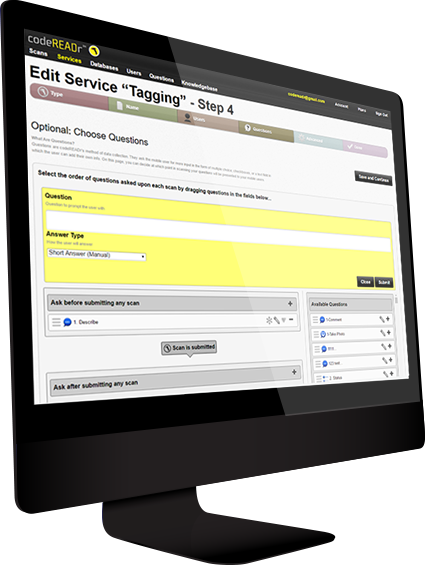 CodeREADr Web Services Cloud-Based Barcode Scanning Software