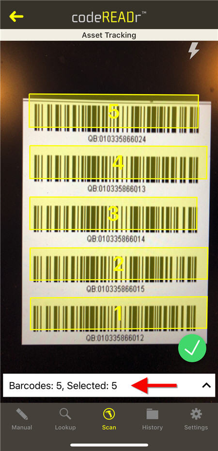 Multi scan asset tracking