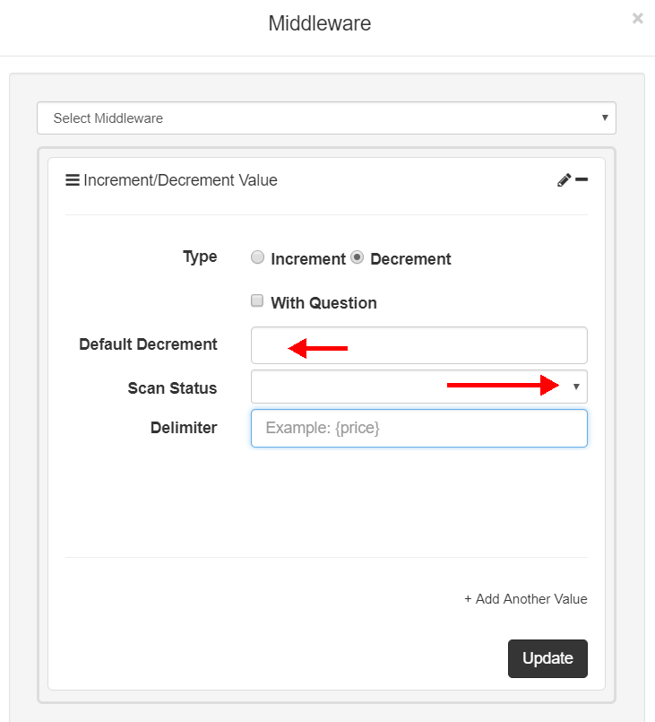 middleware scan decrement