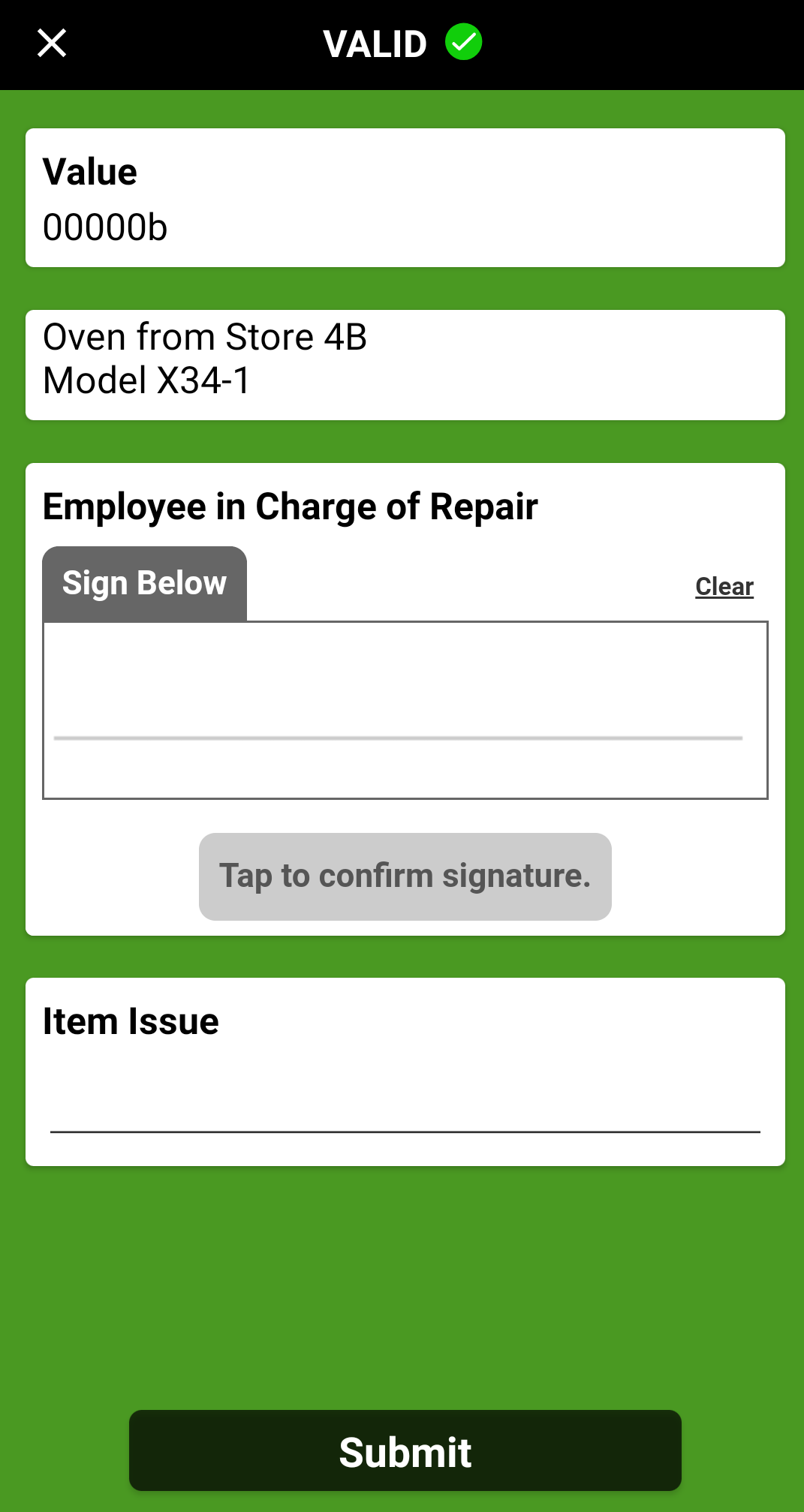 maintenance app reverse logistics app