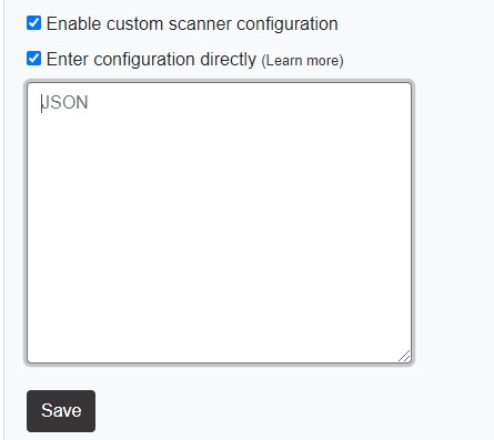 directconfig Enter configuration directly
