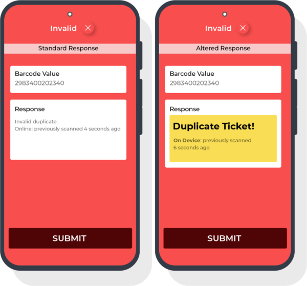 Design your barcode scan responses in HTML CodeREADr