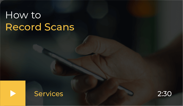 How to record Scans