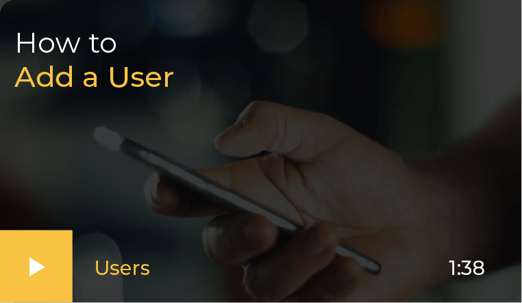 How to add a user How to add a user