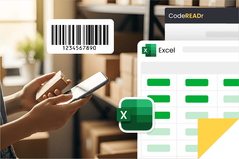 Automate barcodes to excel sheets