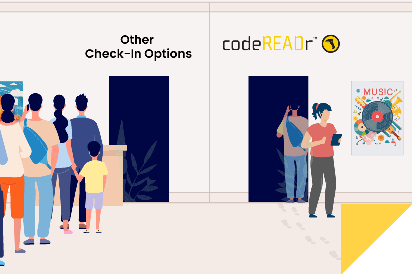 event check-in barcode scanner
