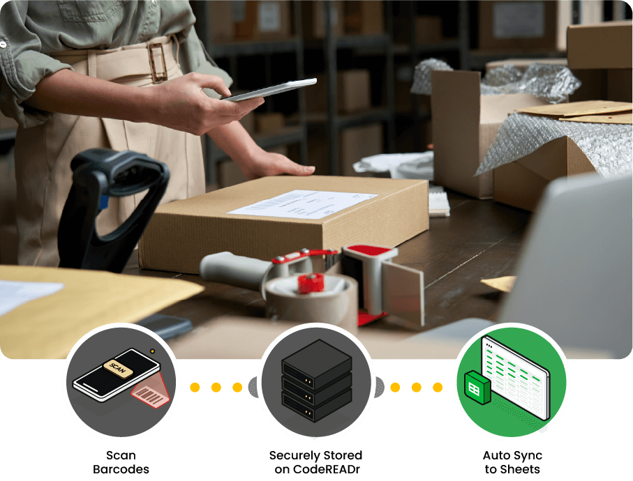 Auto Sync Barcode Scans to Google Sheets